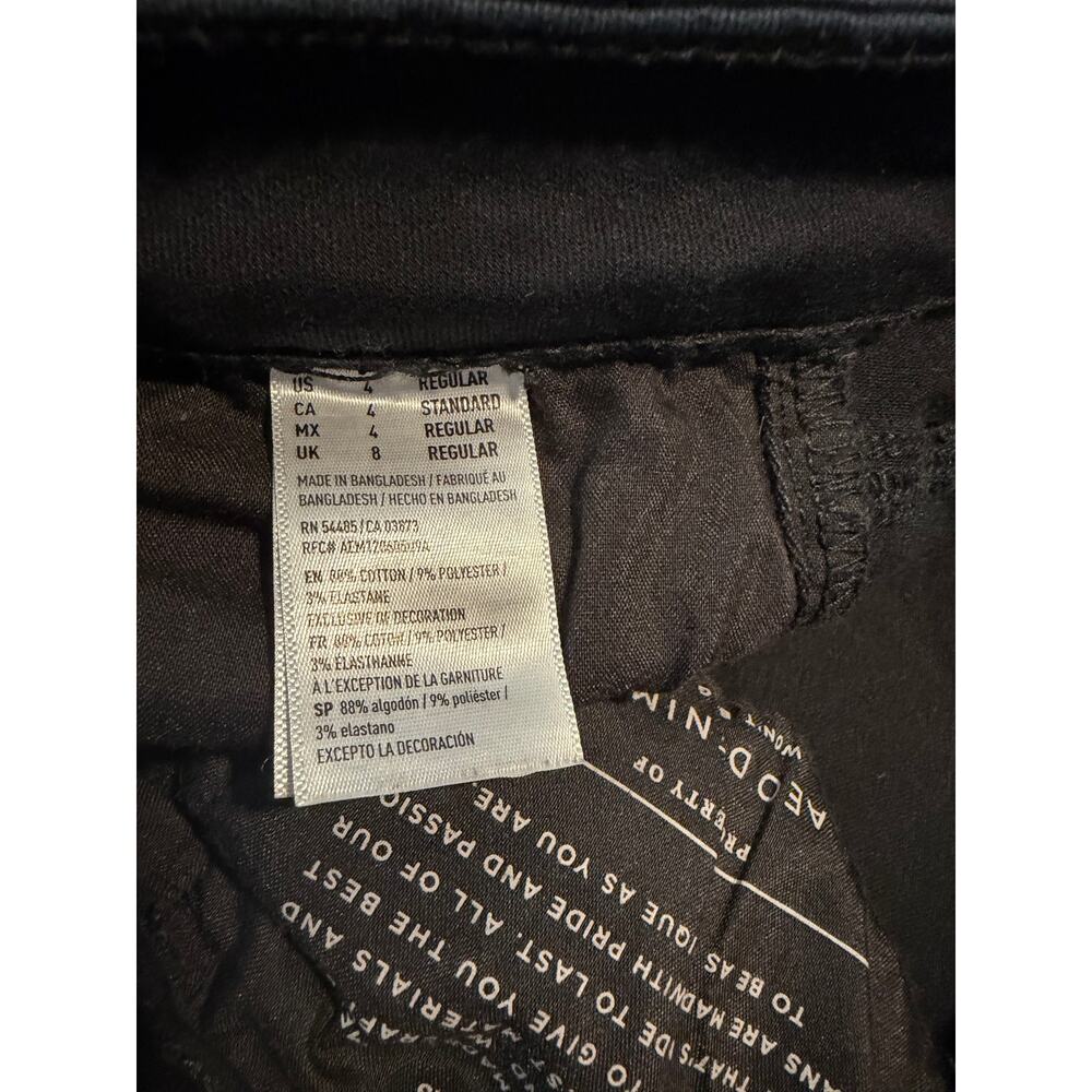 🩷 American Eagle Women’s Black Jegging Size 4 - Picture 6 of 10